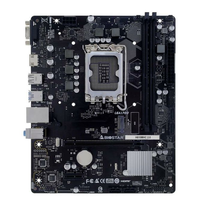 Carte Mère Biostar H610MHC 2.0 H610 LGA 1700