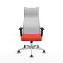 Piqueras y Crespo Chaise de Bureau Albacete Orange Foncé et Blanc