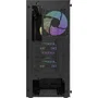 Darkflash DF-DK351CL6-BK DK351 Boîtier PC Moyen Tour ATX Noir avec 4 Ventilateurs A-RGB 120mm, Facade Mesh et Panneau Latéral en Verre Trempé