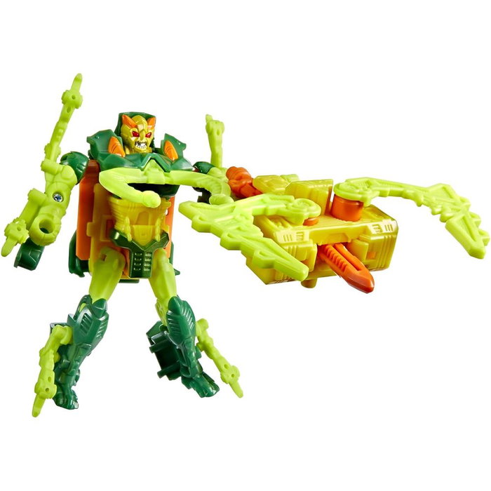 Hasbro Transformers Chop Shop Cyberworld - Figurine Jouet 10 cm Transformable Robot en Bête en 4 Étapes, avec Martiller Pour Enfants Dès 6 Ans