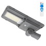 Lampadaire solaire LED 200 W 5000 K blanc froid avec panneau 6 V 20 W et batterie 20 Ah