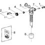 GROHE Douchette extractible pour mitigeur MINTA, finition chromée