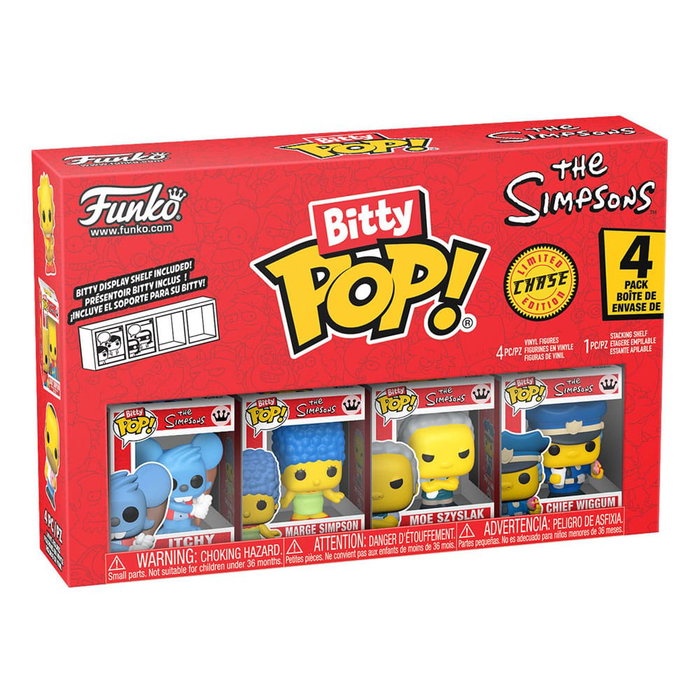 Funko Bitty POP! Les Simpson Pack de 4 figurines Vinyl Series 2