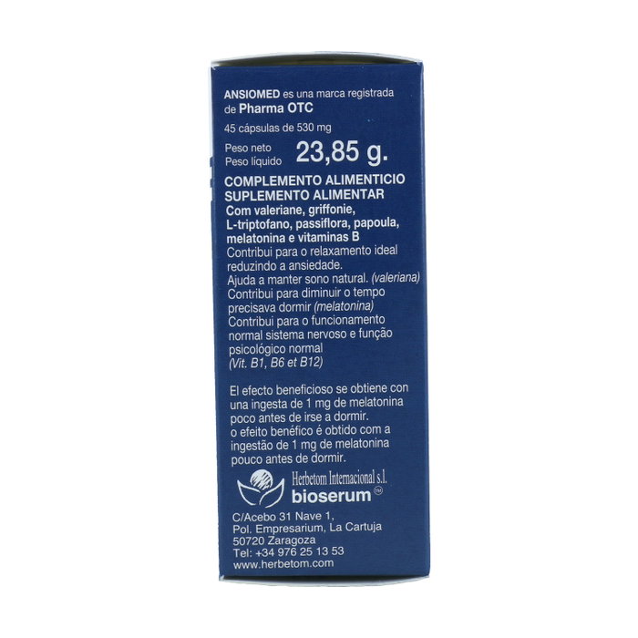 BIOSERUM Ansiomed Noche 45 capsules