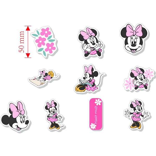 Safta Lot de 10 Gommes à Effacer Minnie Mouse Minty 25x30 cm