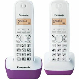 Panasonic KX-TG1612FRF Téléphone Duo sans fil DECT Pourpre