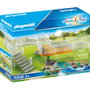 Playmobil Extension Plateforme Famille au Zoo - Jeu de Construction pour Enfants dès 4 Ans