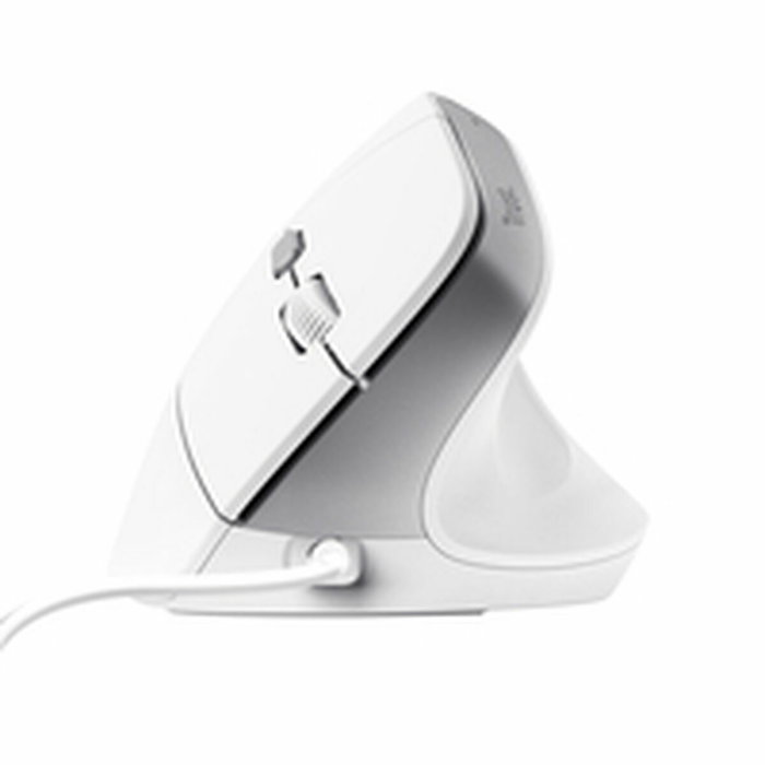 Souris Optique Ergonomique Trust Bayo II Blanc