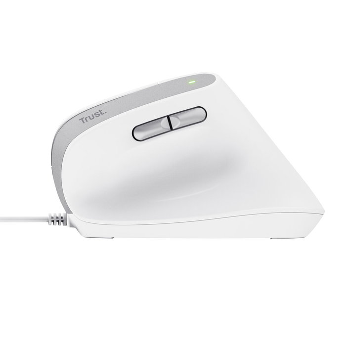 Souris Optique Ergonomique Trust Bayo II Blanc