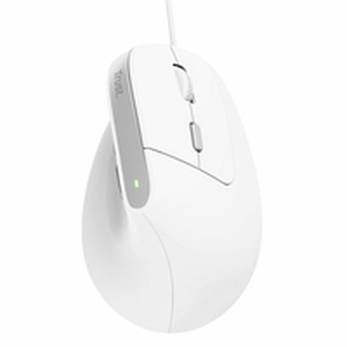 Souris Optique Ergonomique Trust Bayo II Blanc