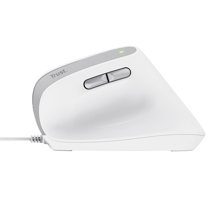 Souris Optique Ergonomique Trust Bayo II Blanc