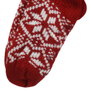 Sensly Chaussettes Rouges avec Intérieur Sherpa Taille 36-41