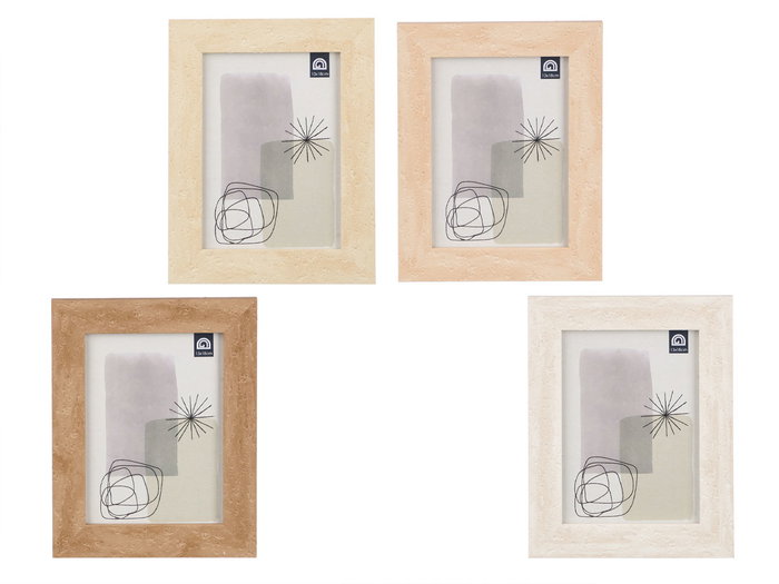 GIFTDECOR Lot de 24 cadres photo effet pierre 13x18 cm GIFTDECOR Lot de 24 cadres photo effet pierre 13x18 cm