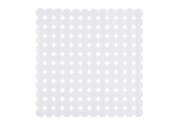 Berilo Tapis de Bain Antidérapant Motif Brique Blanc 6x60x6 cm - Petit (Set de 6)