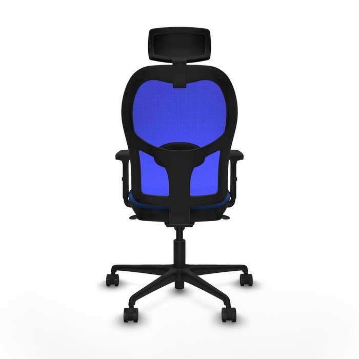 Piqueras y Crespo Chaise de Bureau avec Appui-tête Jorquera 2D036N2 Bleu