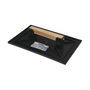 WOLFPACK LINEA PROFESIONAL Talocha Plastico 27x18 cm avec Manche en Bois Noir