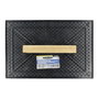WOLFPACK LINEA PROFESIONAL Talocha Plastico 27x18 cm avec Manche en Bois Noir