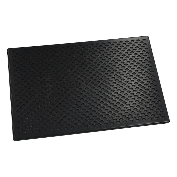 WOLFPACK LINEA PROFESIONAL Talocha Plastico 27x18 cm avec Manche en Bois Noir WOLFPACK LINEA PROFESIONAL Talocha Plastico 27x18 cm avec Manche en Bois Noir