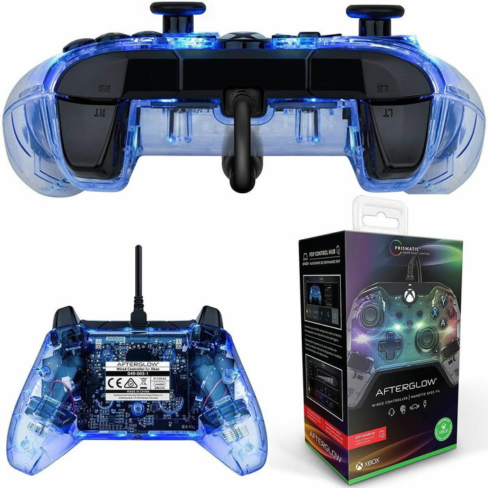 PDP Manette Afterglow Transparente pour Xbox Series X|S, Xbox One et PC