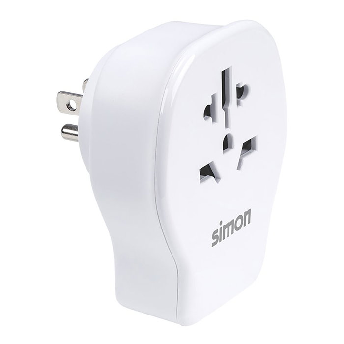 Simon Adaptateur de voyage universel USA USB-A + 2 USB-C 20 W Charge rapide Simon Adaptateur de voyage universel USA USB-A + 2 USB-C 20 W Charge rapide