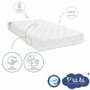 P'Tit Lit Matelas Bébé Bamboo 70x140x10 cm Blanc