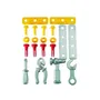Ecoiffier - MECANICS Diable et boîte à outils - 20 pièces - Jouet d'imitation transport et bricolage pour enfants - Fabriqué en France