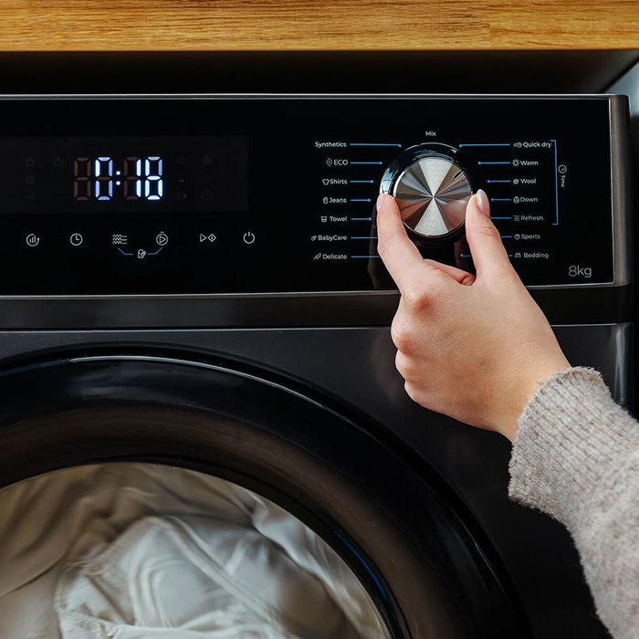 Sèche-linge Cecotec 8 kg acier Bolero Dresscode Dry 8330 Steel pompe à chaleur E