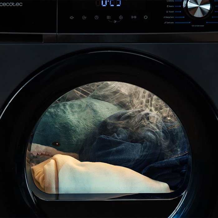 Sèche-linge Cecotec 8 kg acier Bolero Dresscode Dry 8330 Steel pompe à chaleur E