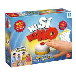 World Brands Jeu Ni Si Ni No – Deux Niveaux Enfant et Famille – 900 Questions Pièges – 32x5,5x25 cm – Dès 7 ans – Version Espagnole