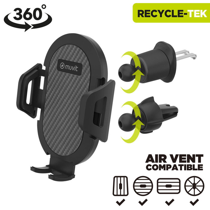 Support de voiture Muvit Noir 7"