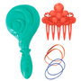 Just Play Busto de Moana Disney Princess 87048, Bust Coiffure Princesse Vaiana avec Accessoires pour Cheveux, Jeu Créatif Enfant 3 Ans et Plus