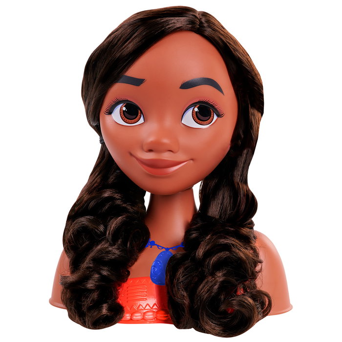 Just Play Busto de Moana Disney Princess 87048, Bust Coiffure Princesse Vaiana avec Accessoires pour Cheveux, Jeu Créatif Enfant 3 Ans et Plus Just Play Busto de Moana Disney Princess 87048, Bust Coiffure Princesse Vaiana avec Accessoires pour Cheveux, Jeu Créatif Enfant 3 Ans et Plus