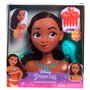 Just Play Busto de Moana Disney Princess 87048, Bust Coiffure Princesse Vaiana avec Accessoires pour Cheveux, Jeu Créatif Enfant 3 Ans et Plus