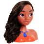 Just Play Busto de Moana Disney Princess 87048, Bust Coiffure Princesse Vaiana avec Accessoires pour Cheveux, Jeu Créatif Enfant 3 Ans et Plus