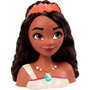 JUST PLAY Buste de coiffure Moana Disney Princess avec 7 accessoires