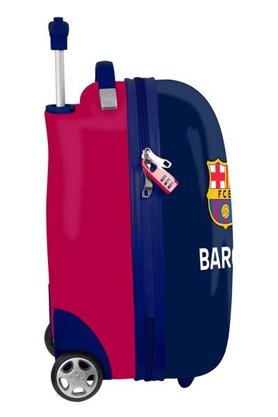 Safta Valise Cabine Enfant 16" FC Barcelone Première Équipe Saison 25/26 - 28x43x23 cm, Recommandé à partir de 3 ans