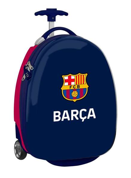 Safta Valise Cabine Enfant 16" FC Barcelone Première Équipe Saison 25/26 - 28x43x23 cm, Recommandé à partir de 3 ans