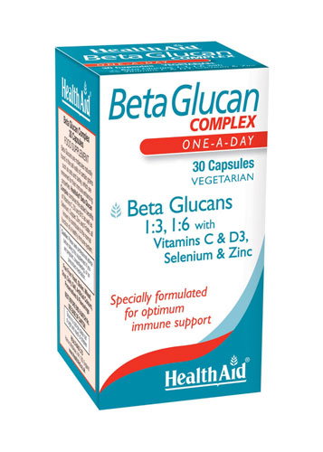 HEALTH AID BETA GLUCAN complex 30 capsules