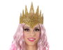 Couronne haute dorée brillante pour princesse ou reine fantastique