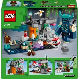 LEGO Minecraft 21274 La Rencontre Avec Le Warden - Jeu de Construction Collector, Set de 238 Pièces Avec Figurines, Jouet Pour Enfant à Partir de 7 Ans