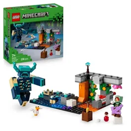 LEGO Minecraft 21274 La Rencontre Avec Le Warden - Jeu de Construction Collector, Set de 238 Pièces Avec Figurines, Jouet Pour Enfant à Partir de 7 Ans