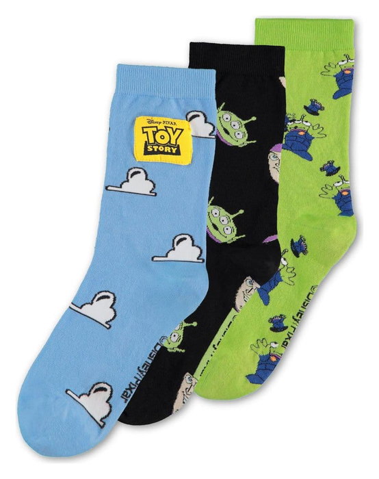Toy Story 5 pack 3 paires de chaussettes Crew 35-38 Toy Story 5 pack 3 paires de chaussettes Crew 35-38