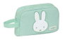 Safta Porte-petit-déjeuner thermos avec récipient et réserve d'eau, thème Miffy "Menthe", dimensions 21.5 x 12 x 6.5 cm