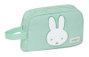 Safta Porte-petit-déjeuner thermos avec récipient et réserve d'eau, thème Miffy "Menthe", dimensions 21.5 x 12 x 6.5 cm
