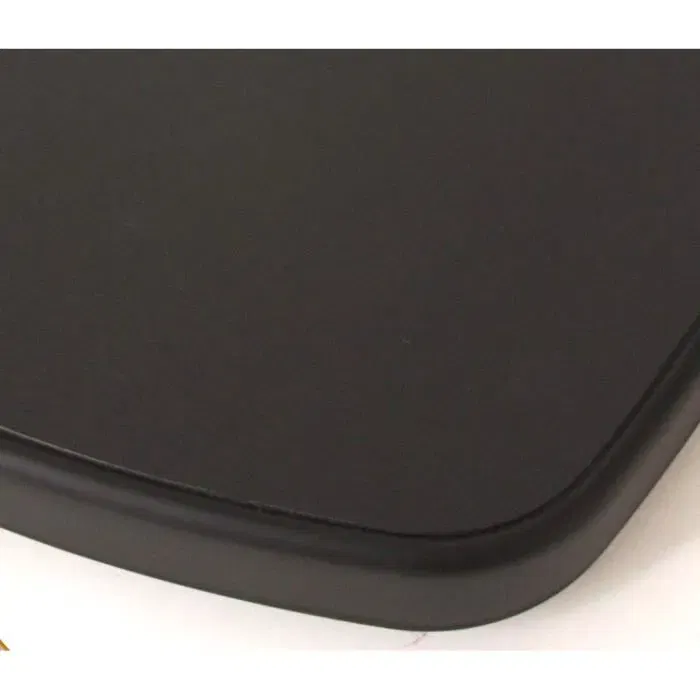 Little Balance Pese-personne mécanique 8400 Confort 180 - 180 kg / 1 kg, Grand écran chrome, Plateau antidérapant, Compact, Noir et Chrome