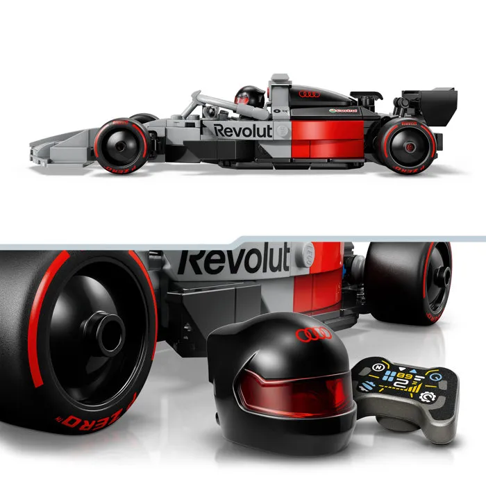 LEGO Speed Champions 77259 Voiture de course Audi Revolut F1 Team R26