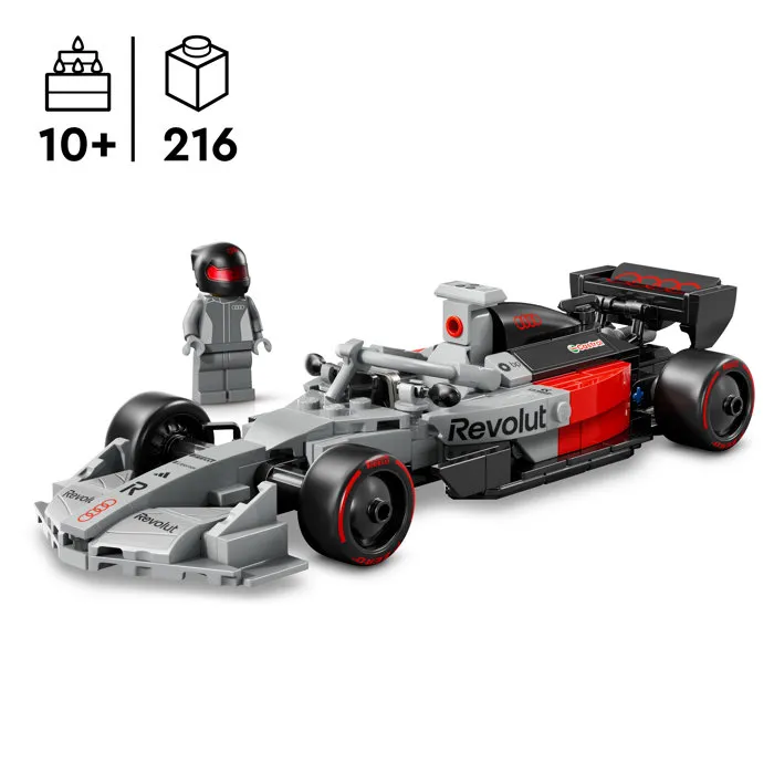 LEGO Speed Champions 77259 Voiture de course Audi Revolut F1 Team R26