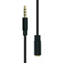 ProXtend Câble d'Extension Slim Mini-Jack 4 Pins 5 Mètres Noir