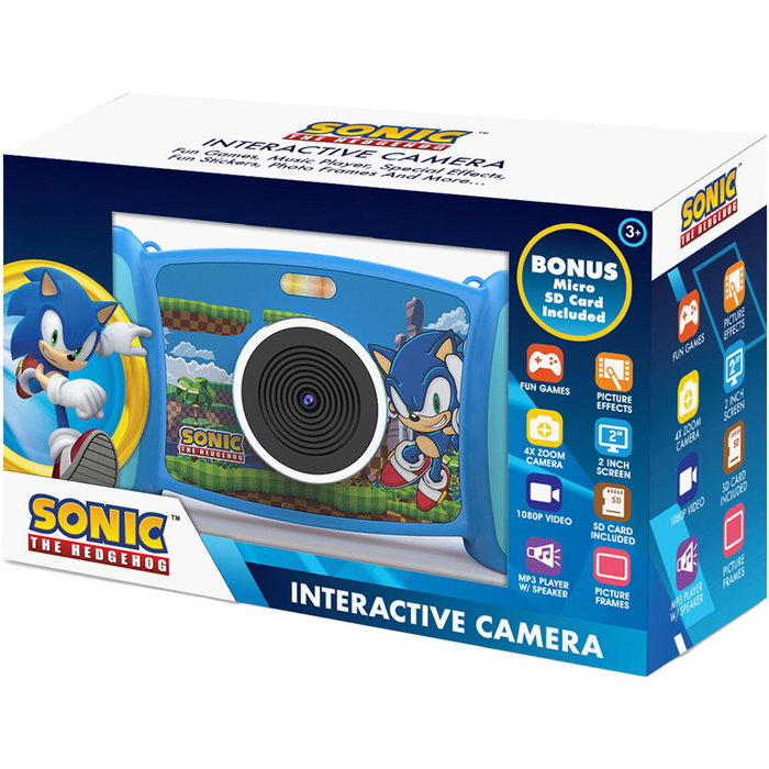 Kids Licensing Caméra interactive Sonic - Bleu