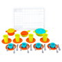 Tachan - Escurridor Grande de Cuisine pour Enfants - 35 Pièces - Jeu d'Imitation pour Apprendre - Âge Recommandé +3 Ans
